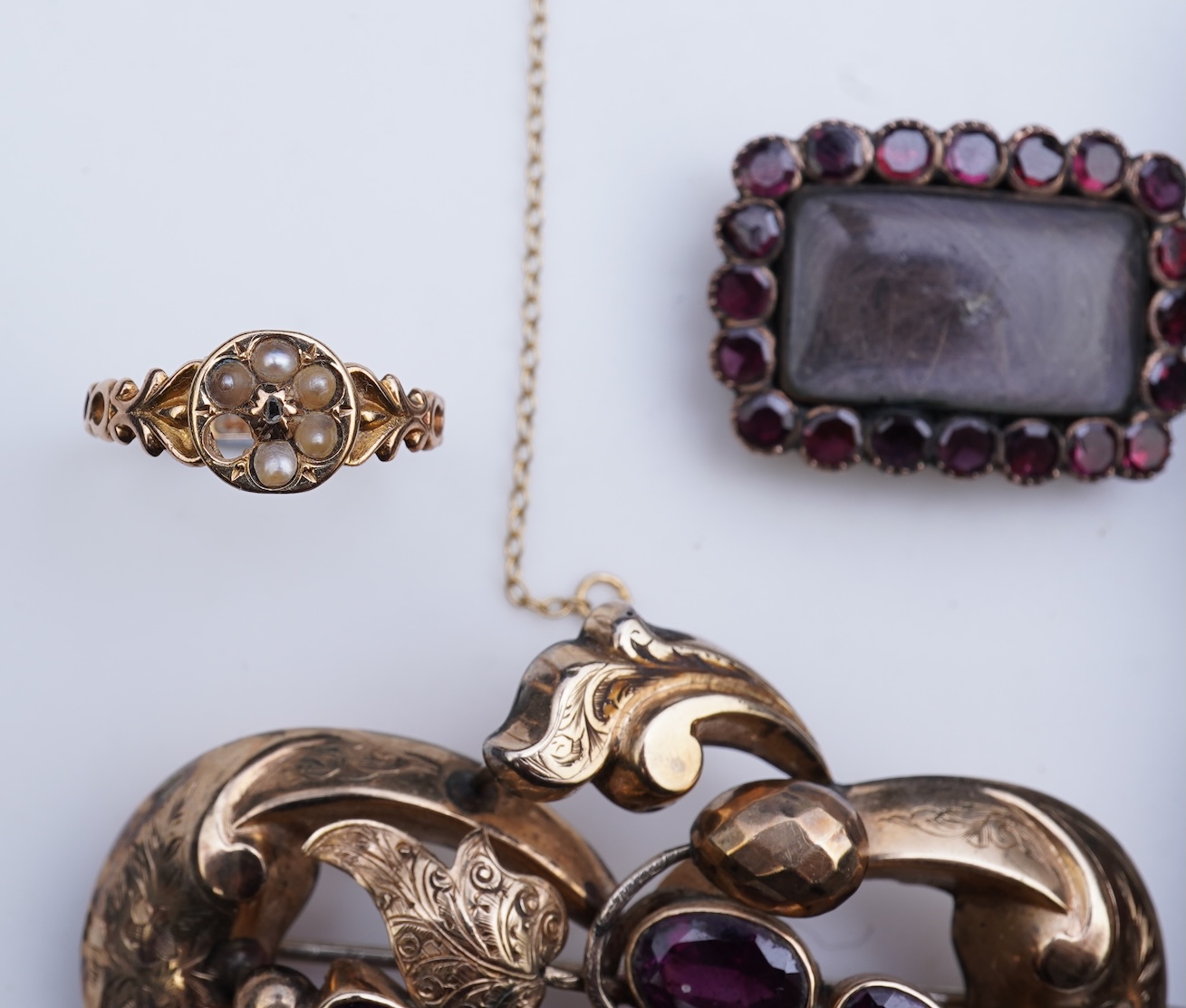 A collection of jewels, 19th century